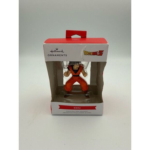 HALLMARK 2022 DRAGONBALL Z GOKU CHRISTMAS TREE ORNAMENT ANIME FIGURINE ~ NEW - Picture 1 of 5